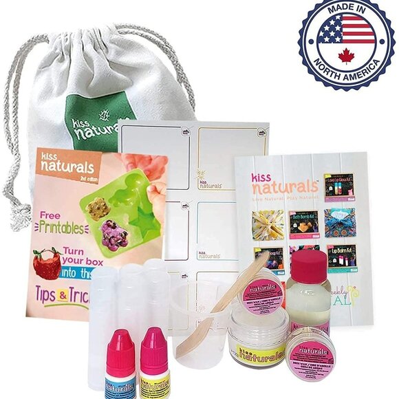 Kiss Naturals Organic DIY Bath Bomb Making Kit - Fun and Educational Activity - Picture 4 of 5